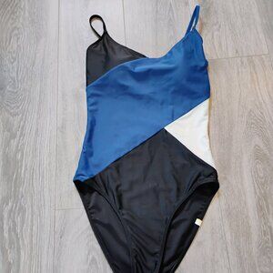 Summersalt V Neck Colorblock One Piece Swimsuit